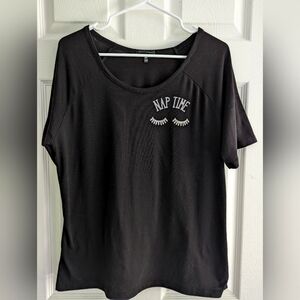 TART intimates Nap Time Sleep Top- size XL black